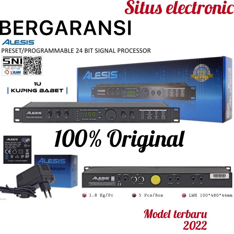 effect vocal Alesis Original Made in USA  kuping besi  Garansi resmi Alesis efek vocal r J4X4