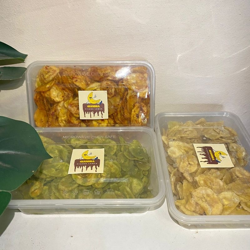 

kripik pisang lumer ukuran 500gr