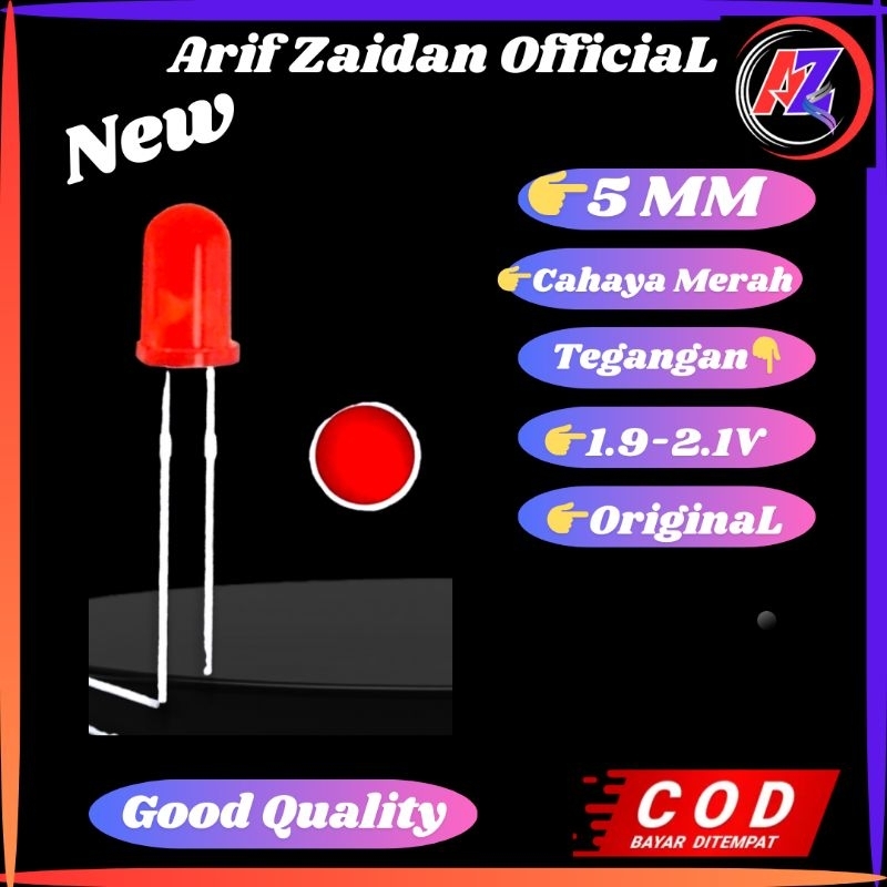 LED 5mm warna merah