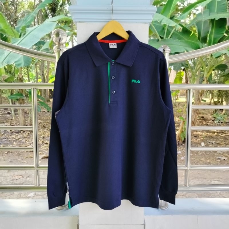 Long Sleeve / Polo Shirt / Vintage / Second / FILA