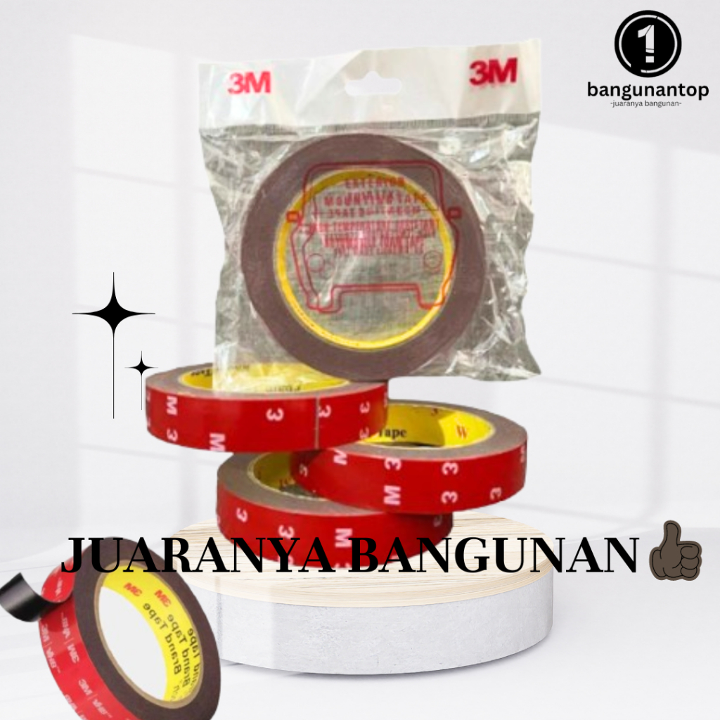 

Double Tape 1Inch merah 3M