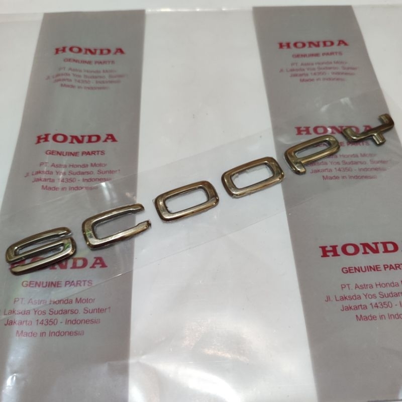 sticker emblem Scoopy 2019-2020  gold original