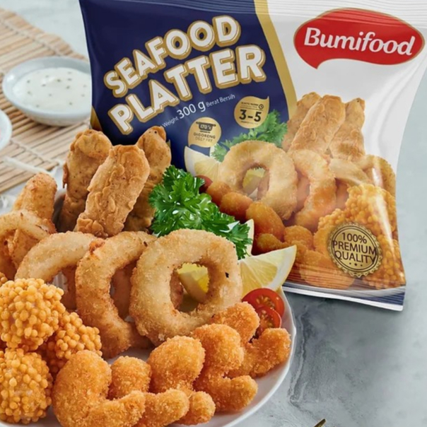 Bumifood Seafood Platter 300Gram | Seafood Platter Frozen Bumifood