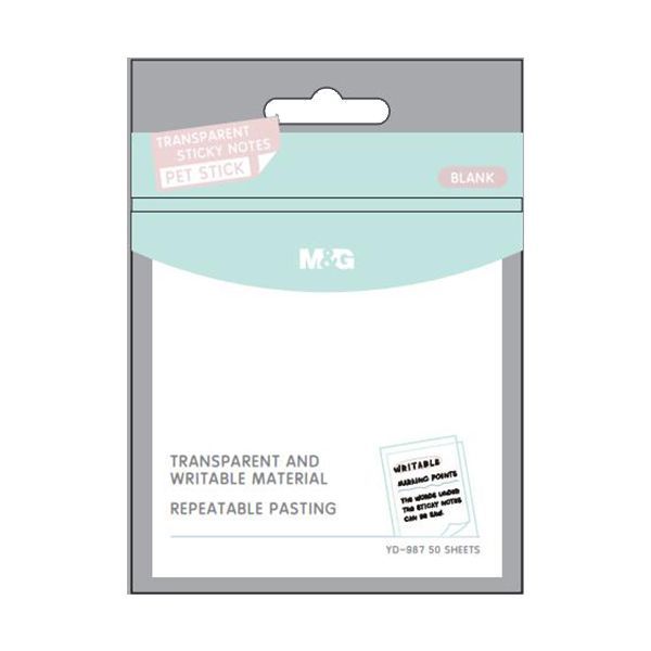 

TBMO M&G 3X3` STICKY NOTES PET MATERIAL 50S YS-516-10003963/AS33O125