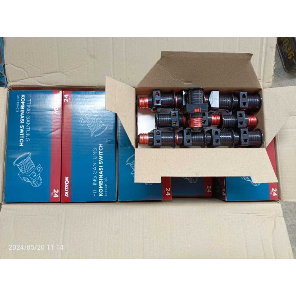 Dutron Fitting Kombinasi Saklar FGK 01 S Fitting Kombinasi Switch