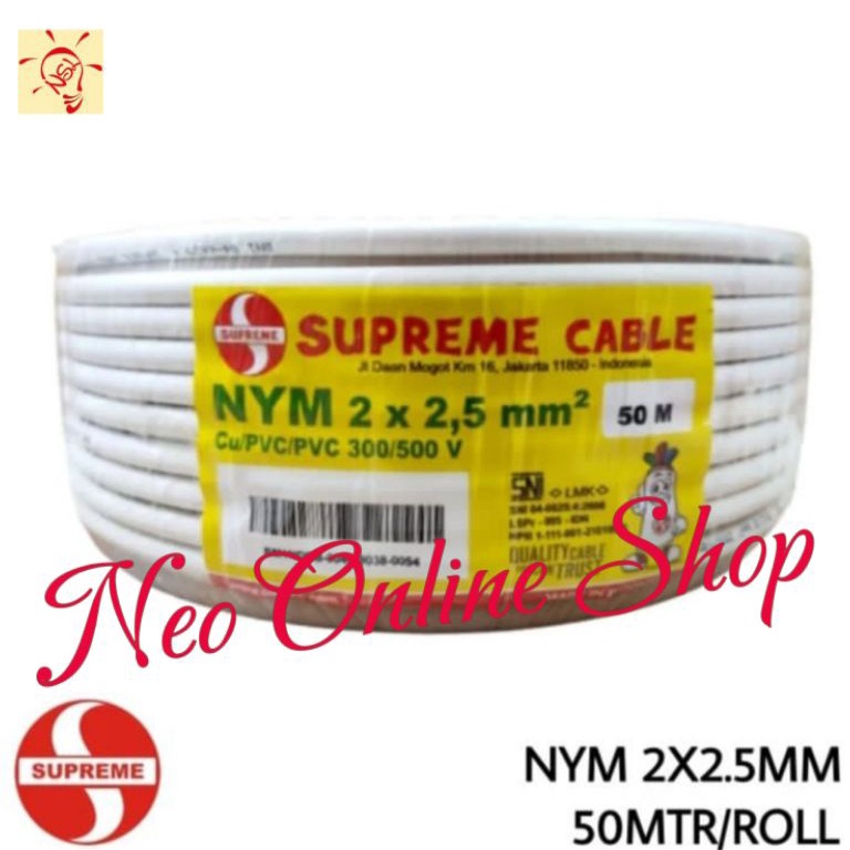 Kabel Supreme NYM 2X25 2X25 mm Rol 5 Meter x D5A9