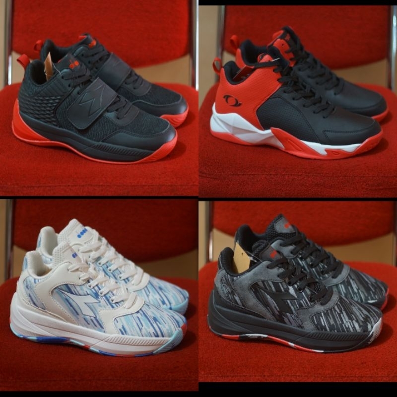BIG SALE SEPATU BASKET ASTEC BAKER YOUTH BLACK RED ORIGINAL RESMI SPORT STATION