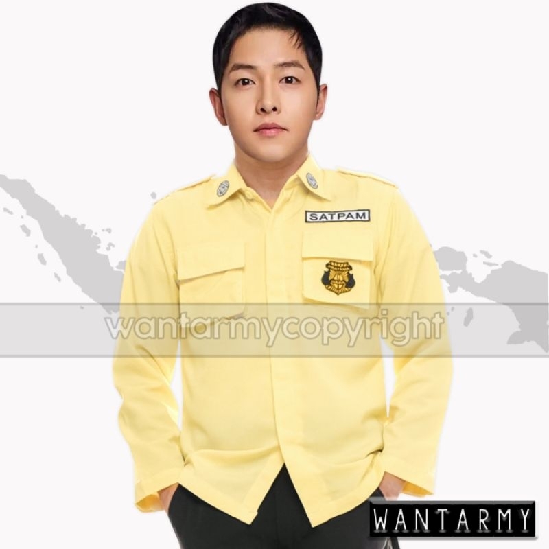Seragam Pdl Satpam Tebal Tissu/Kemeja Pdl Satpam Kemeja Pdh Satpam Bahan Tissu Seragam Satpam