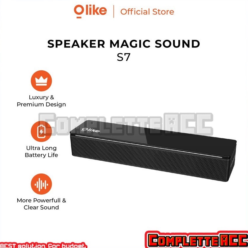 SPEAKER BLUETOOTH SOUNDBAR Olike S7 Magic Sound Wireless Home Theater Speaker Dynamic Subwoofer Olik