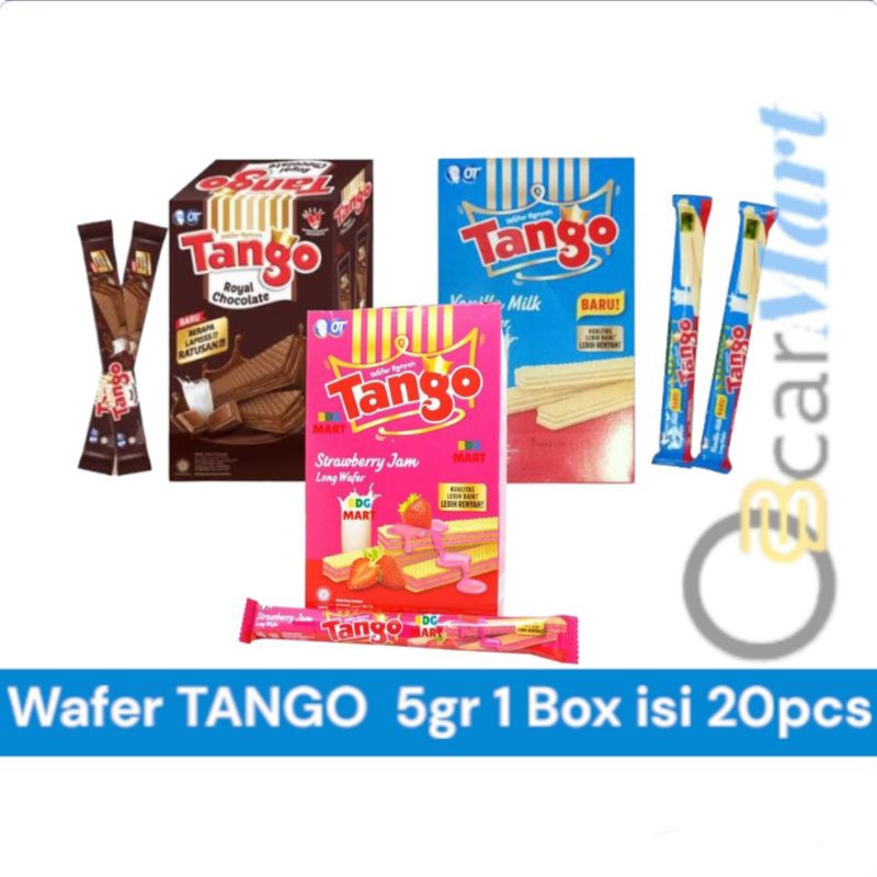 

WAFER TANGO 1 Dus isi 20 × 5gram