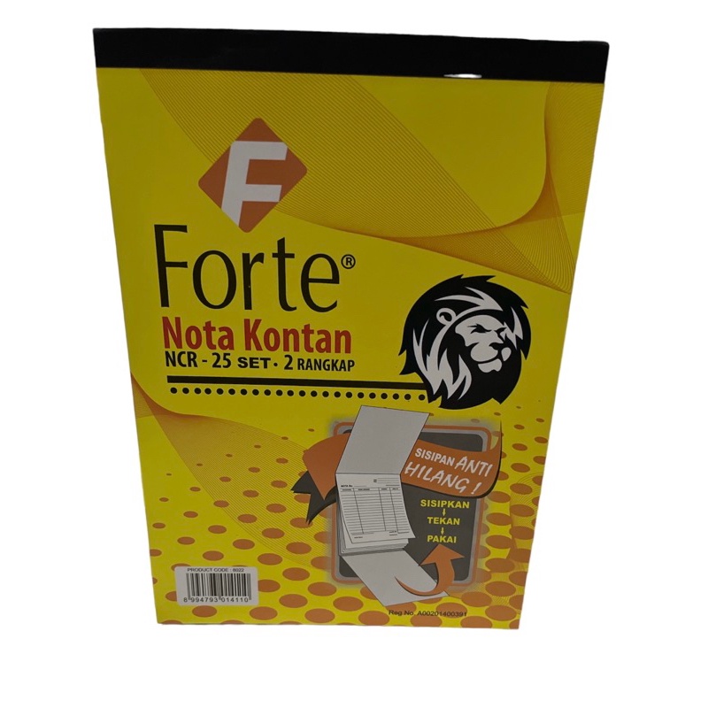 

MAKSIMAL nota kontan 2ply B2 besar