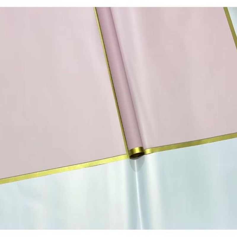 

Kertas buket bunga Flower Wrapping Cellophane List Gold