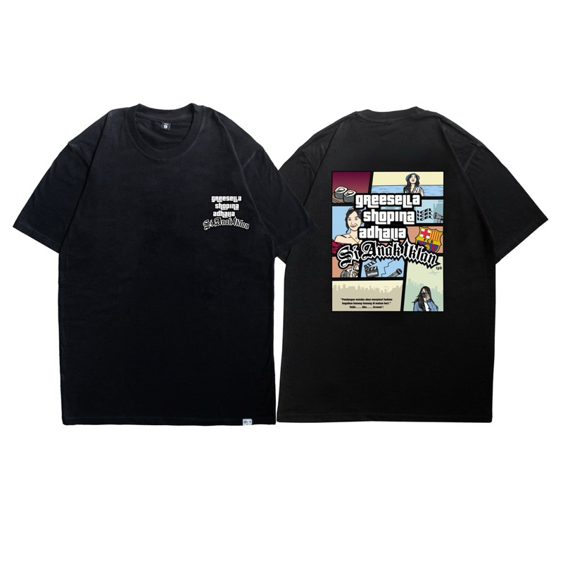 Kaos Greesel jkt48 warna hitam