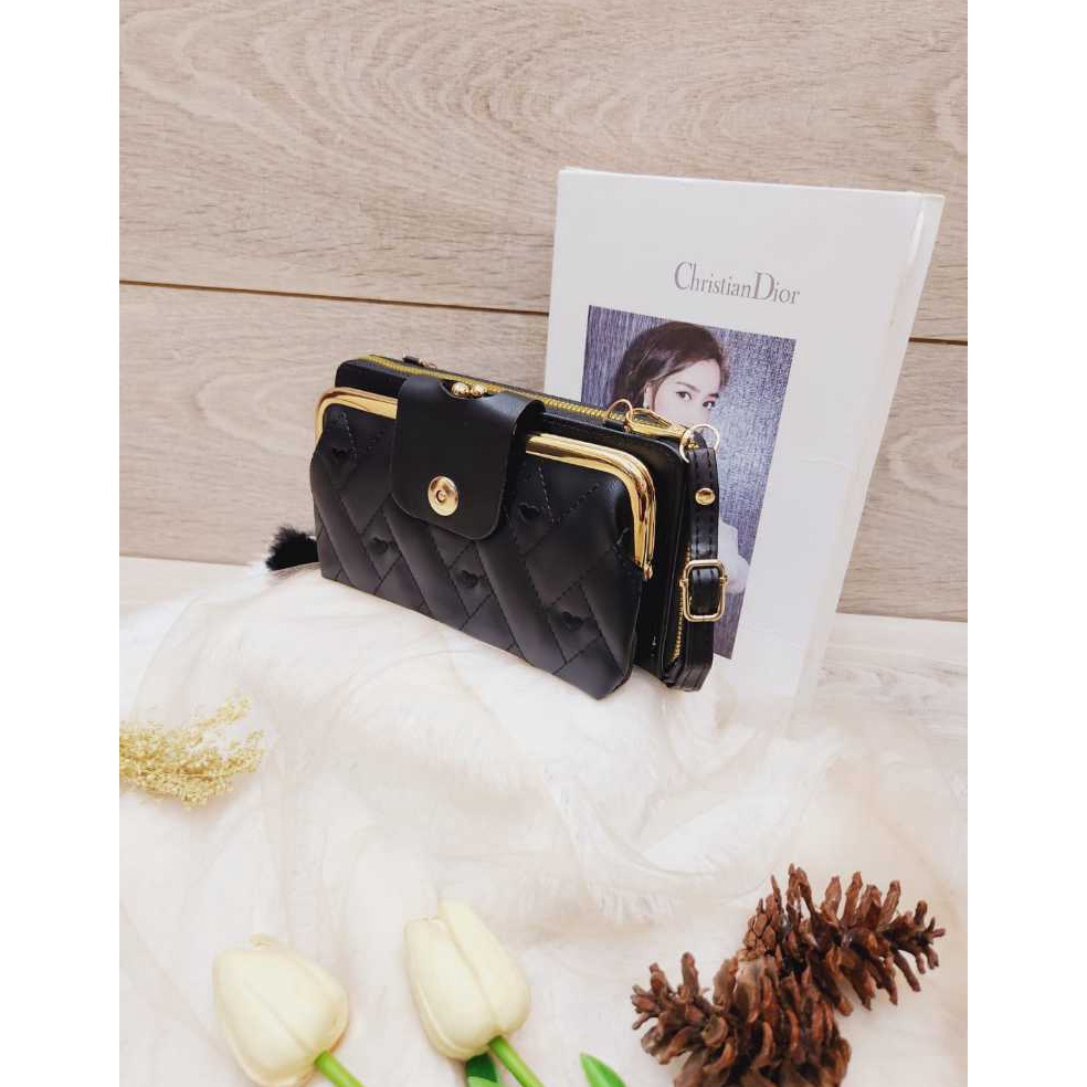 KODE K59A Tas Hp Forever LoveDompet Hp Behel tidur Resleting 1Tas Hp Wanita Korean Style 5my813
