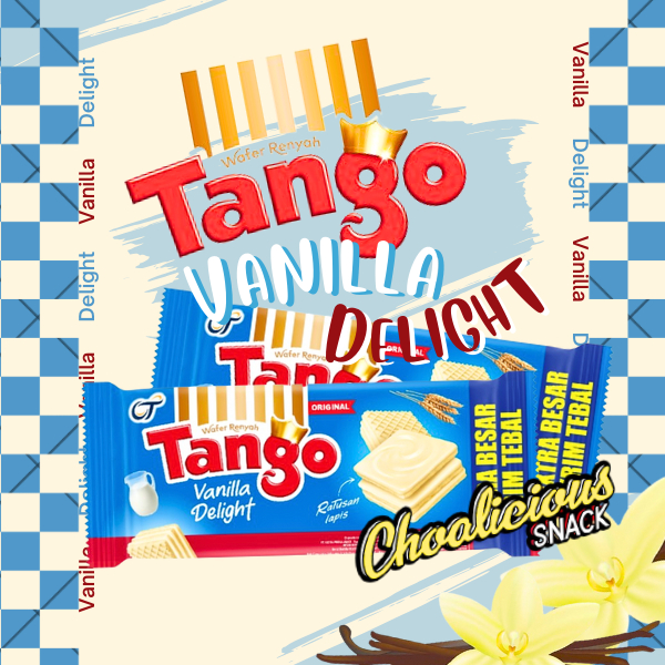 

TANGO Wafer Bite Rasa Vanilla Delight Snack Makanan Ringan Ecer @35 gram