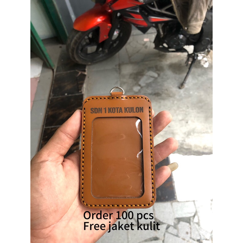 

wadah id card kulit asli