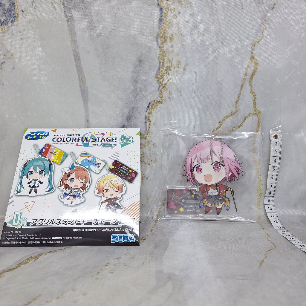 Project Sekai Colorful Stage Emu Otori Acrylic Stand Keychain Sega D Prize Gantungan Kunci Akrilik V