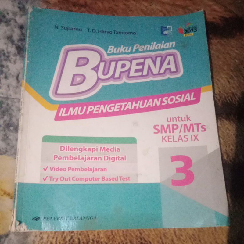 BUPENA IPS SMP KELAS 3 SMP (IX)(bekas)