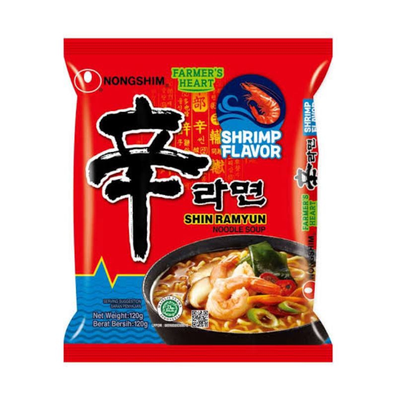 

Nongshim Shin Ramyun Shrimp Flavor Mie Instan