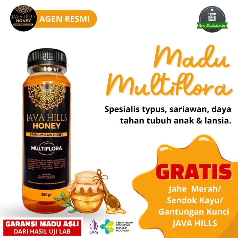 

JAVA HILLS HONEY MADU MULTIFLORA 100% ASLI MADU MURNI | JAVAHILLS HONEY MADU PREMIUM RAW HONEY PURE NATURAL NEKTAR MULTIFLORA 330GR