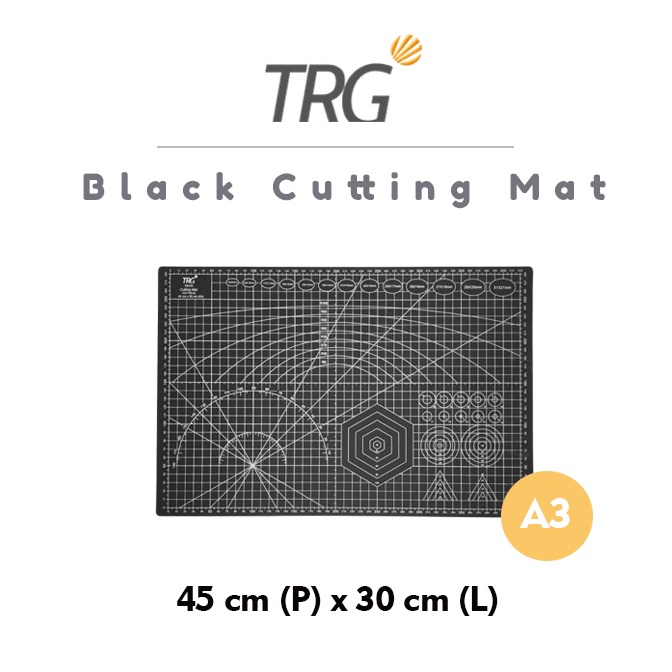 

TRG Black Cutting Mat Alas Potong A3 CM3 Cuting Matt Hitam TRG x Y4W4