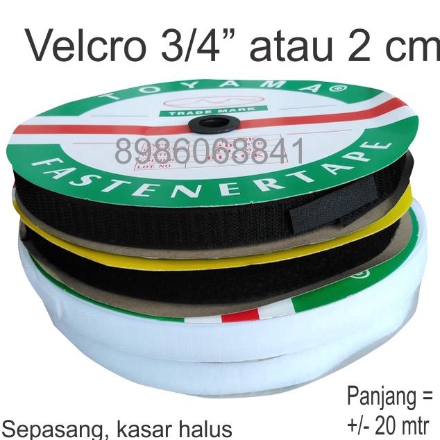 

Perekat Velcro Magic Tape Kretekan 34 ROLL x L8U7