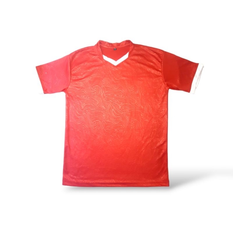 kaos merah putih drifit embos oblong polosan persiapan buat agustusan kaos polosan