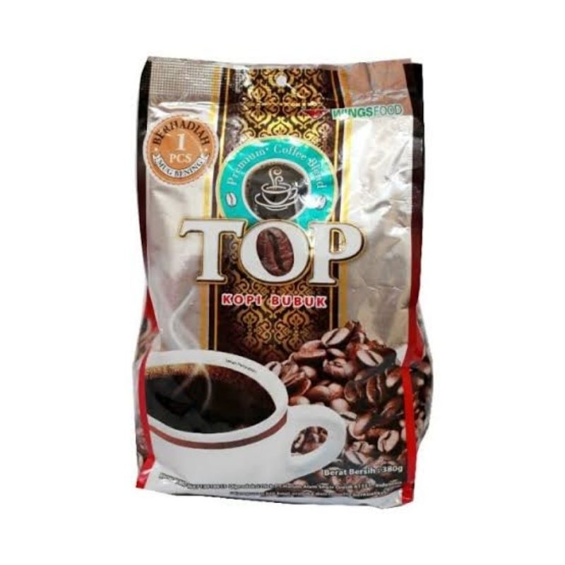 

TOP COFFEE KOPI MURNI BUBUK NETTO 350 GR