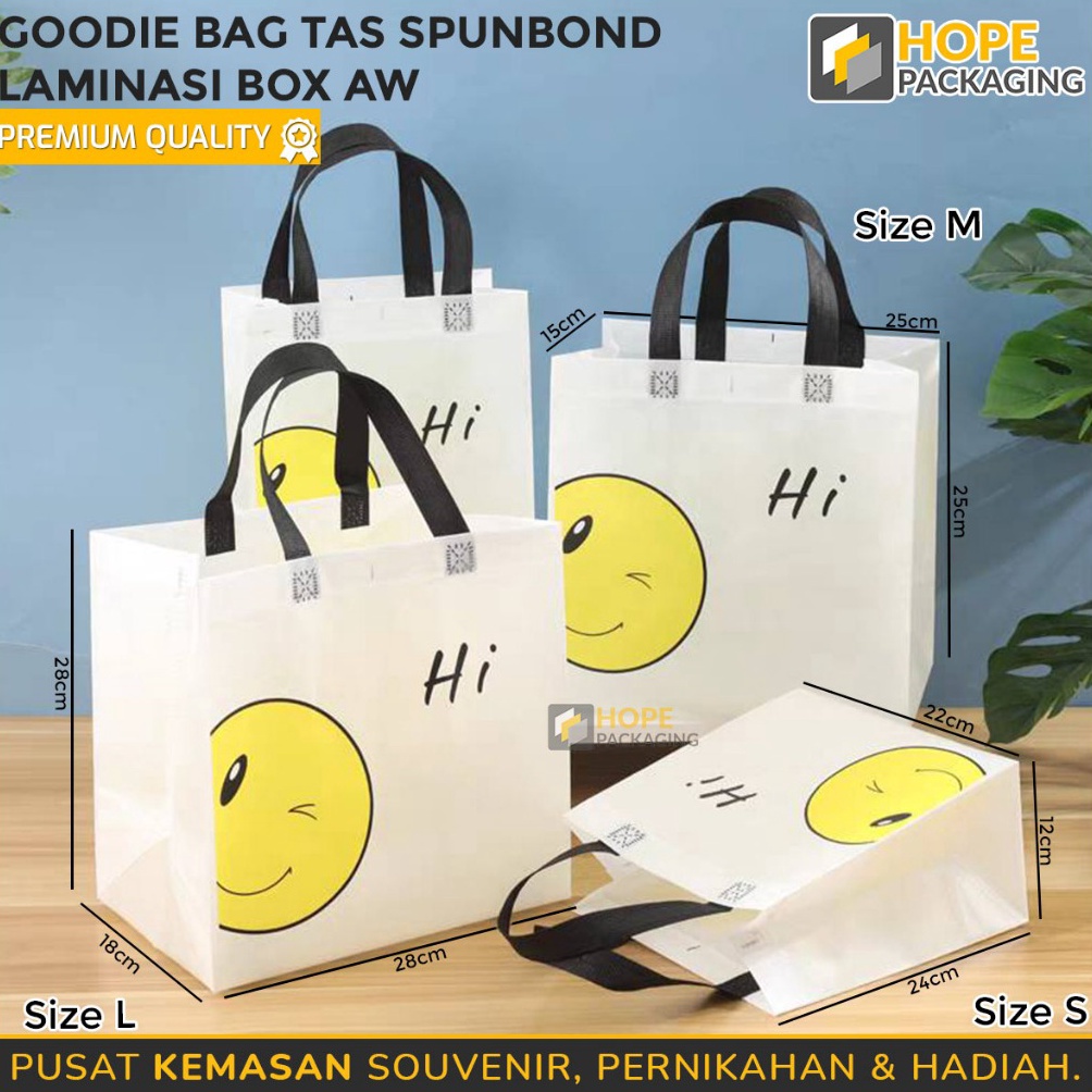 

FLASH SALE Goodie Bag Tas spunbond laminasi box AW Size 28x28x18 2 SISI Tas Paper Bag Premium Goodie Bag Kantong Hampers Tas Belanja Tas Kado Gift Bag Goodie Bag Tas Hampers
