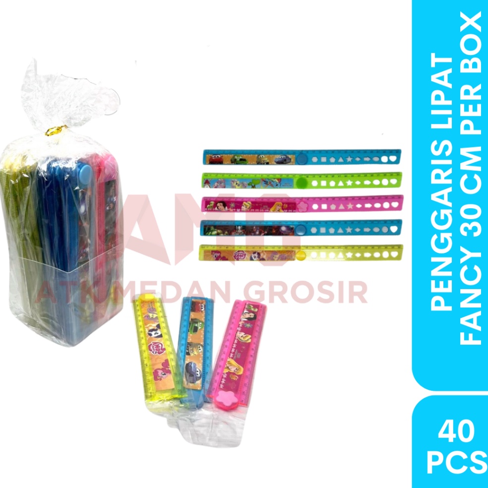 

PENGGARIS 3CM LIPAT KARAKTER FANCY PER BOX ISI 4PCS t E7U6