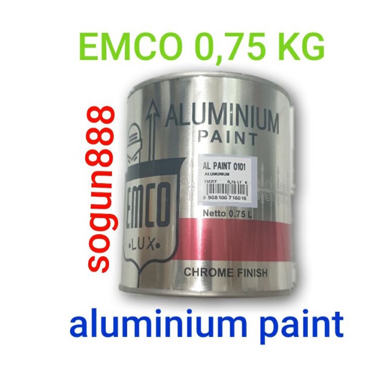

Emco aluminium paint 75kg Bron almini Cat chrome finishCat silver d C2Z9