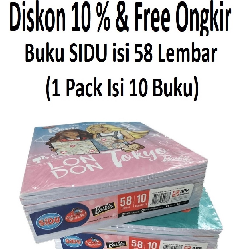 

Buku Tulis SIDU 58 Lembar isi 1 Buku c X2S7