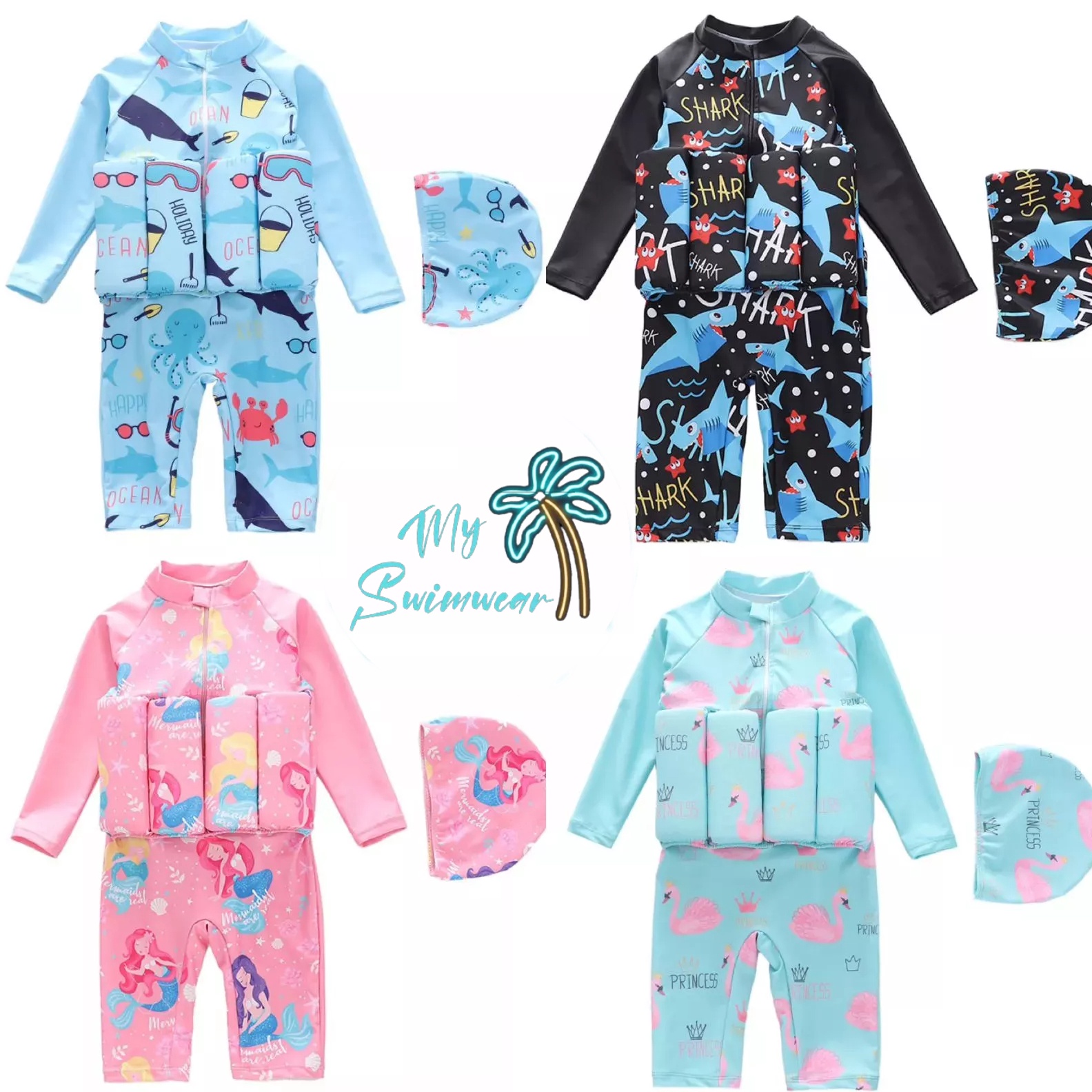 KODE V22C MySwimwear 86  Baju Renang Anak Perempuan Baju Renang Anak Laki Laki Baju Renang Anak One 