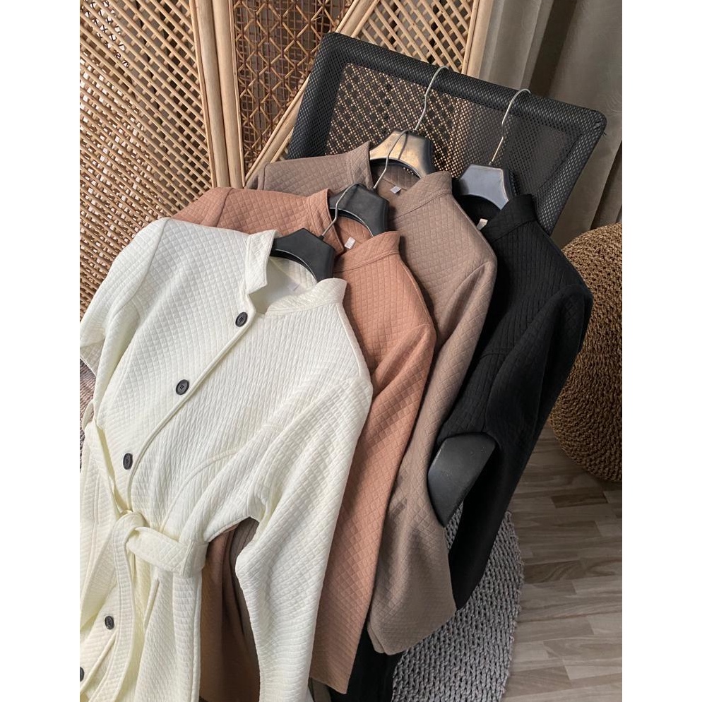 Zarra Zara Outer Coat Diamond Premium  Long Coat Wanita Tebal premium murah  Long Outer Jaket Muslim