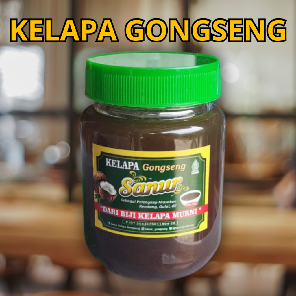 

KELAPA GONGSENG SANGRAI BUMBU RENDANG 200 GRAM