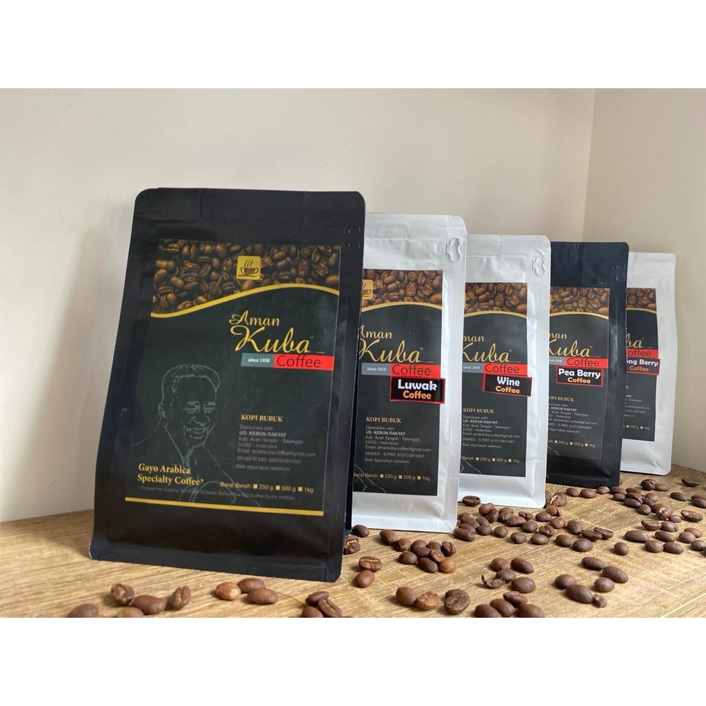 

Kopi aceh Aman Kuba Coffee Luwak Gayo 250 gram / Amankuba luwak coffee