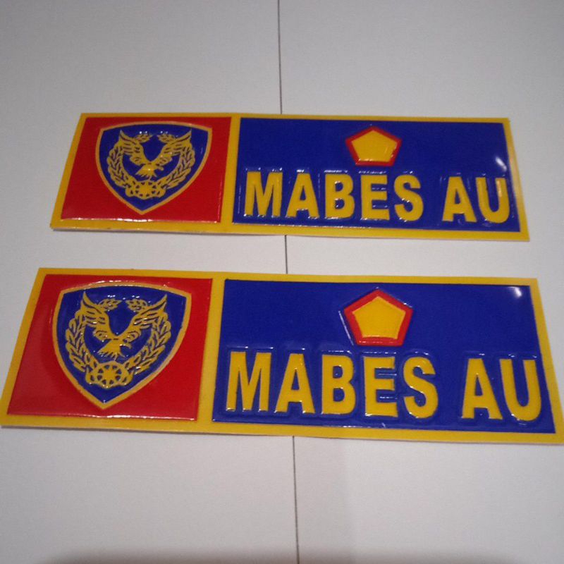 

Stiker embos Nopol Mabes AU