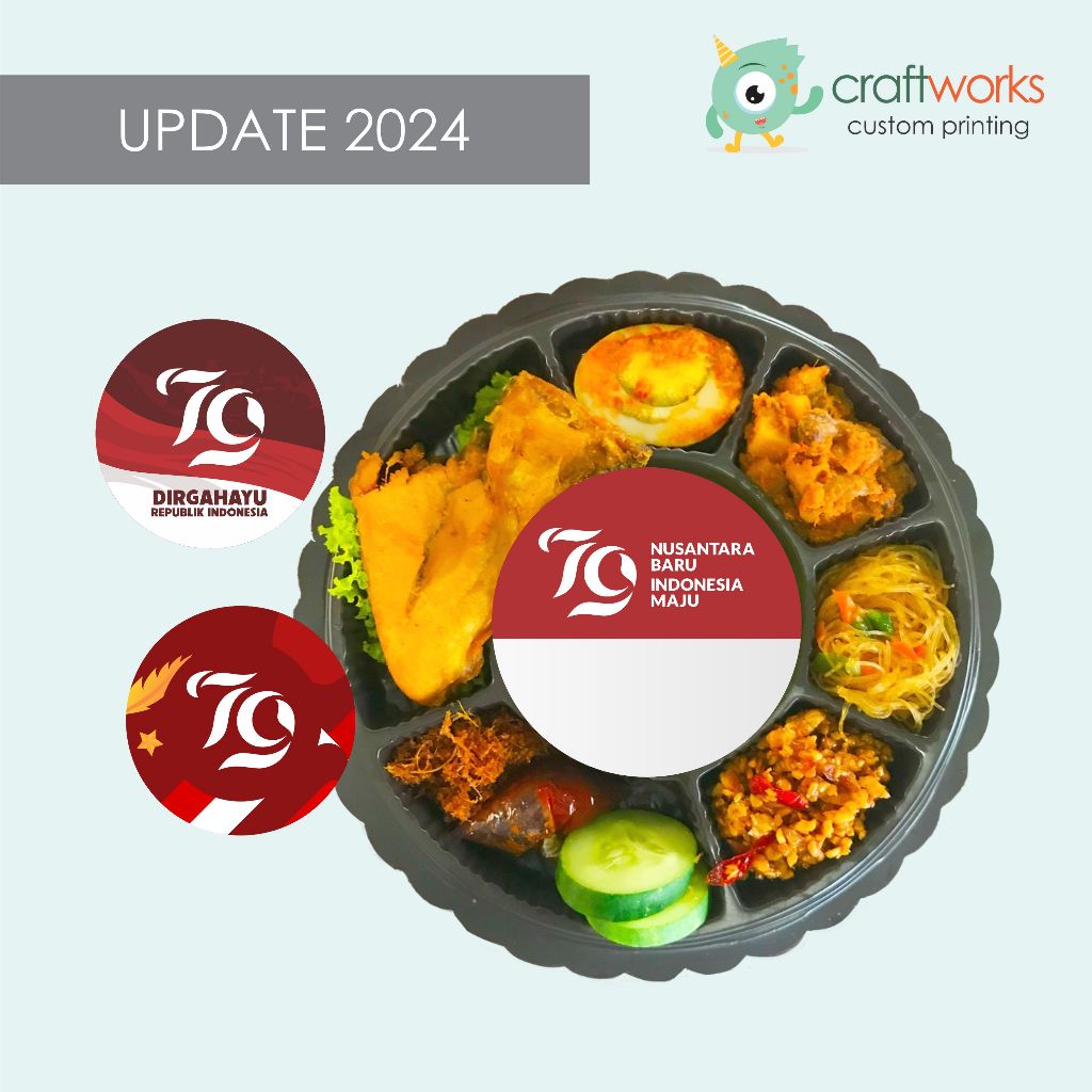 

STICKER 17 AGUSTUS / TOPLES - 7CM ISI 24 PCS