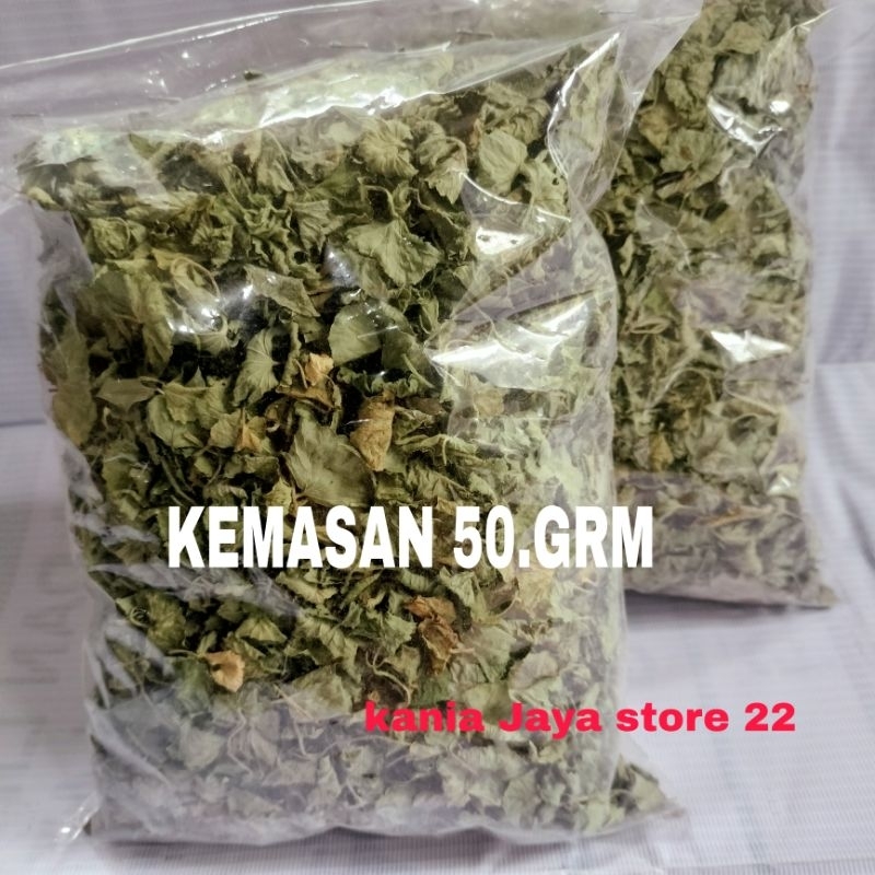 

Teh Pegagan kering murni daun tanpa tangkai Teh pegagan kemasan 50.grm