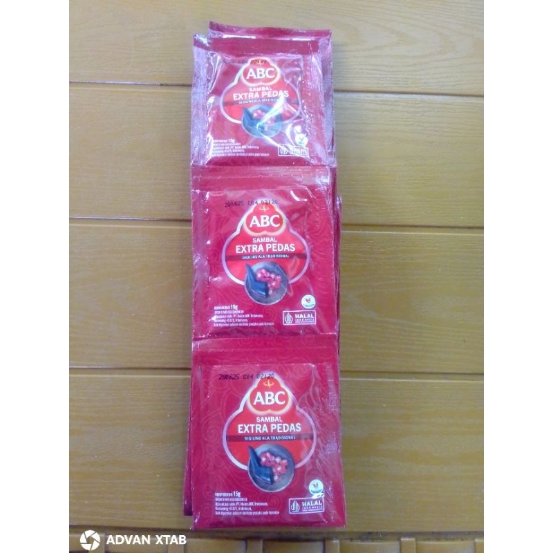 

ABC Sambal Extra Pedas Sachet per 1 pc