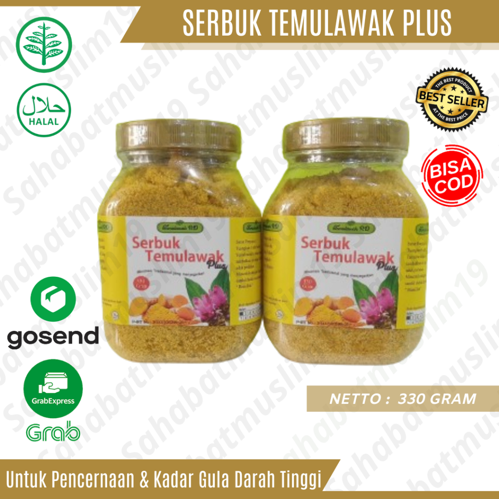 

Serbuk Temulawak Plus RD 330gr Minuman Serbuk Herbal Asli Original