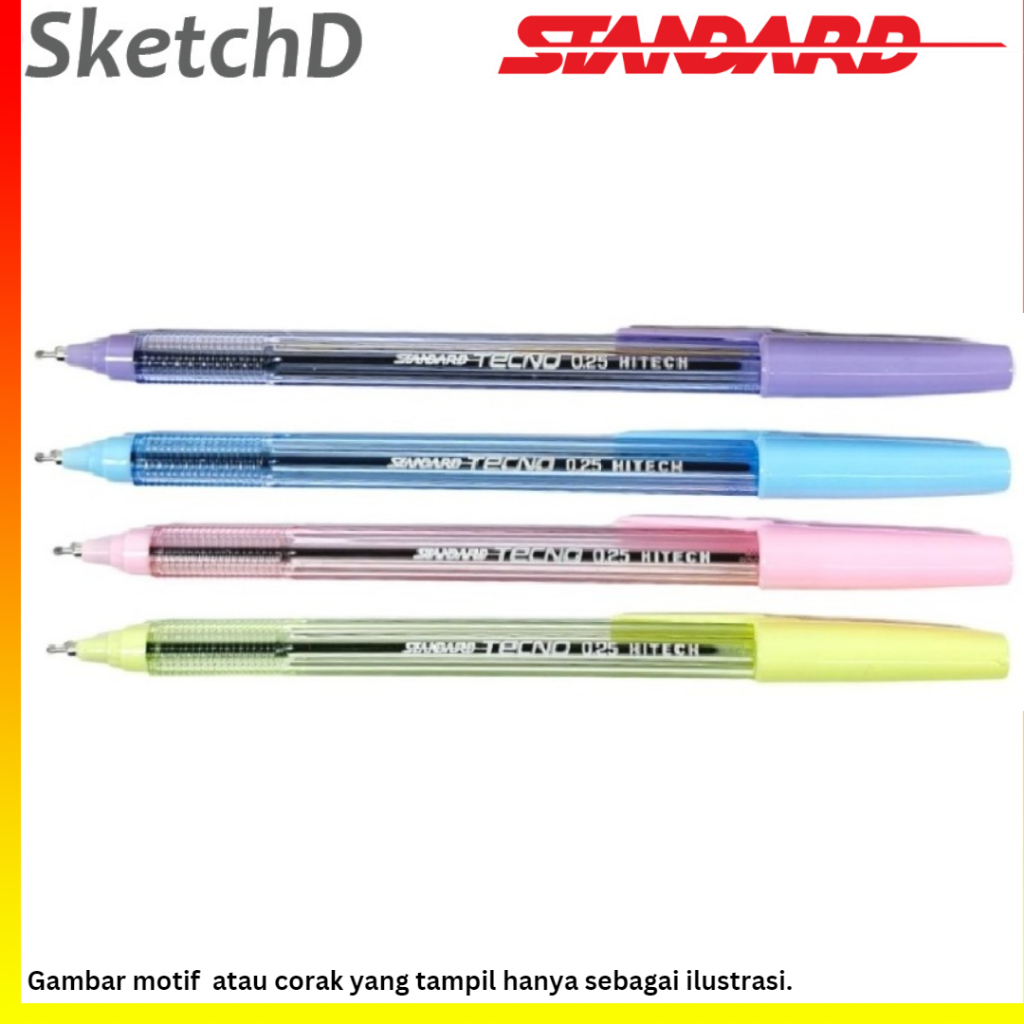 

Pulpen Tecno Hi Tech Mata Jarum 0.25 mm Standard Bolpoin Hitam Super Fine Tip Needle Point Pen