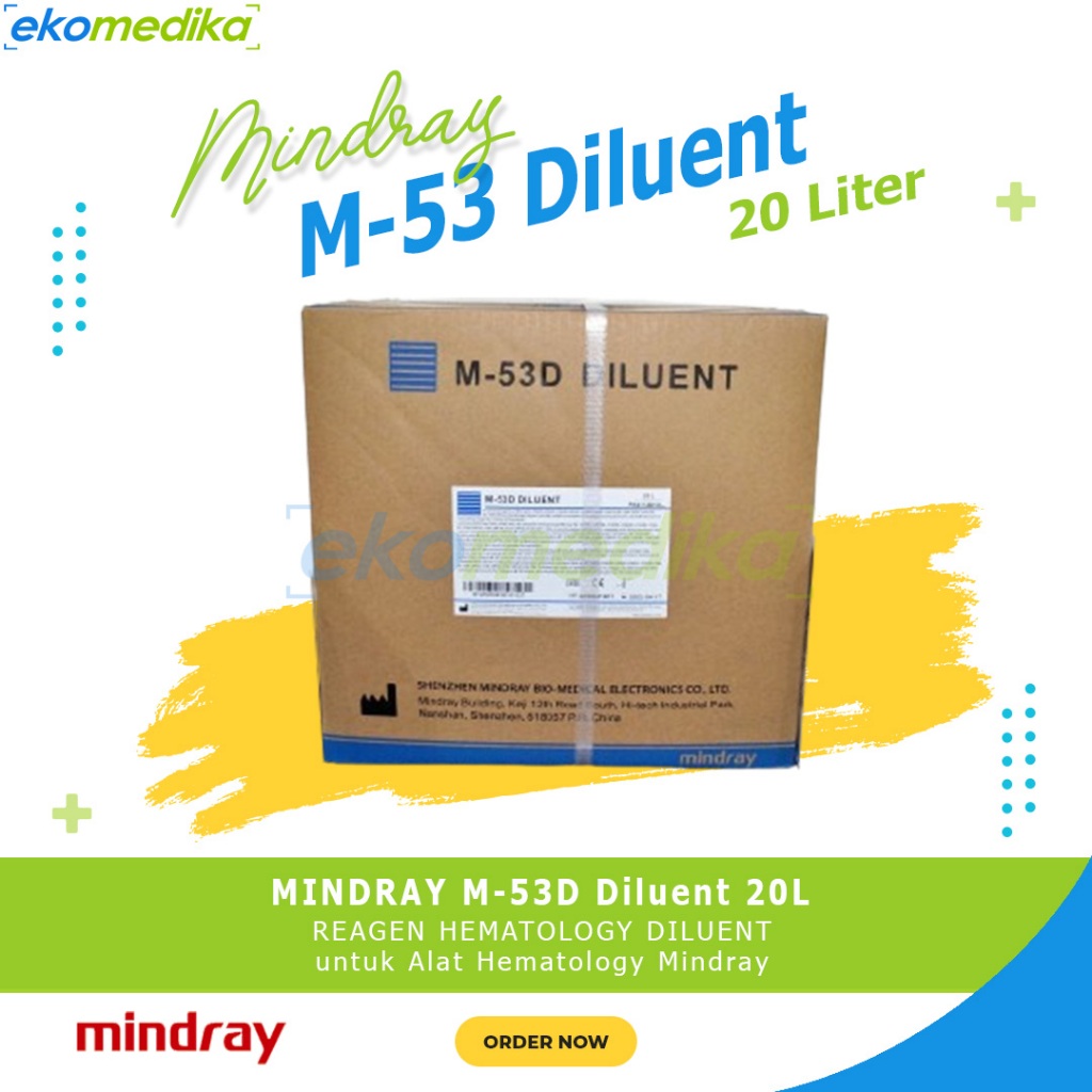 MINDRAY M-53D Diluent / Reagen Hematology Mindray 5diff 20 Liter MINDRAY M-53