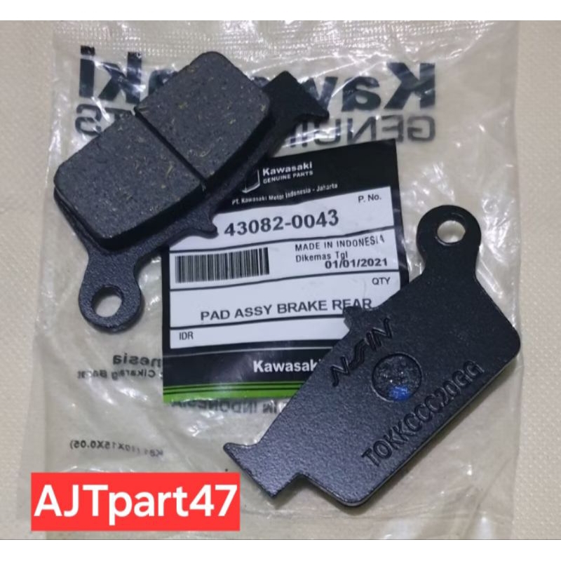 Kampas Rem Belakang Dispad Rem Belakang KLX 250 Klx Ori