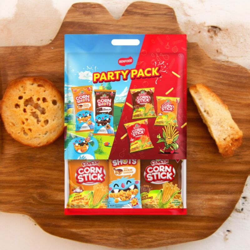 

Cemcem Snack Cemilan Partypack isi 3 77g