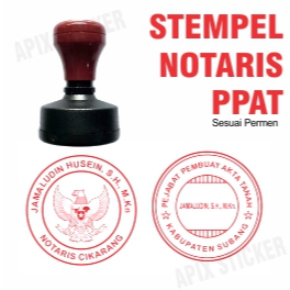 

Stempel PPAT / NOTARIS Sesuai Aturan Permen