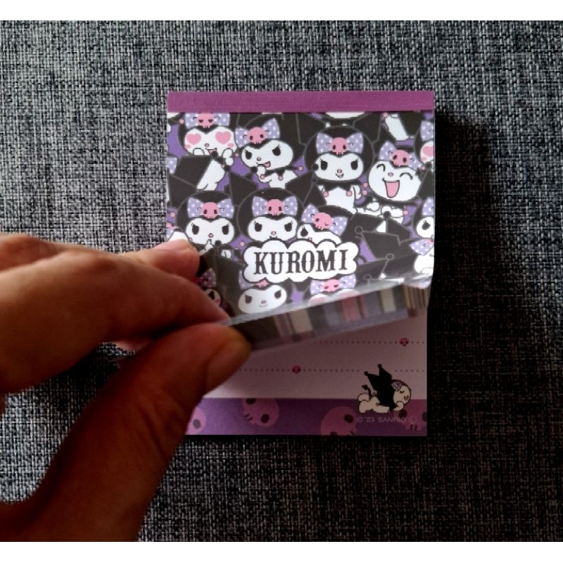 

sanrio memo pad kuromi original made in japan