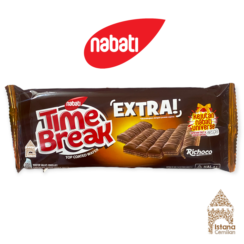 

Nabati Time Break EXTRA Wafer Cokelat 36 Gram