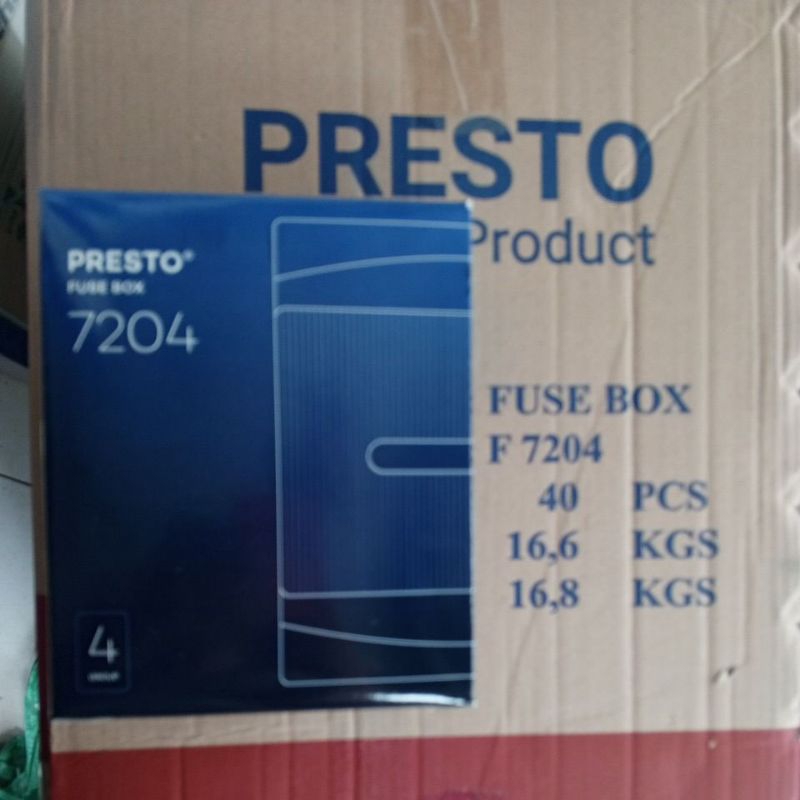 BOK MCB 4 GRUP PRESTO HELES PINTU 5804 bok meteran listrik pln heles presto bok kWh MCB rumah
