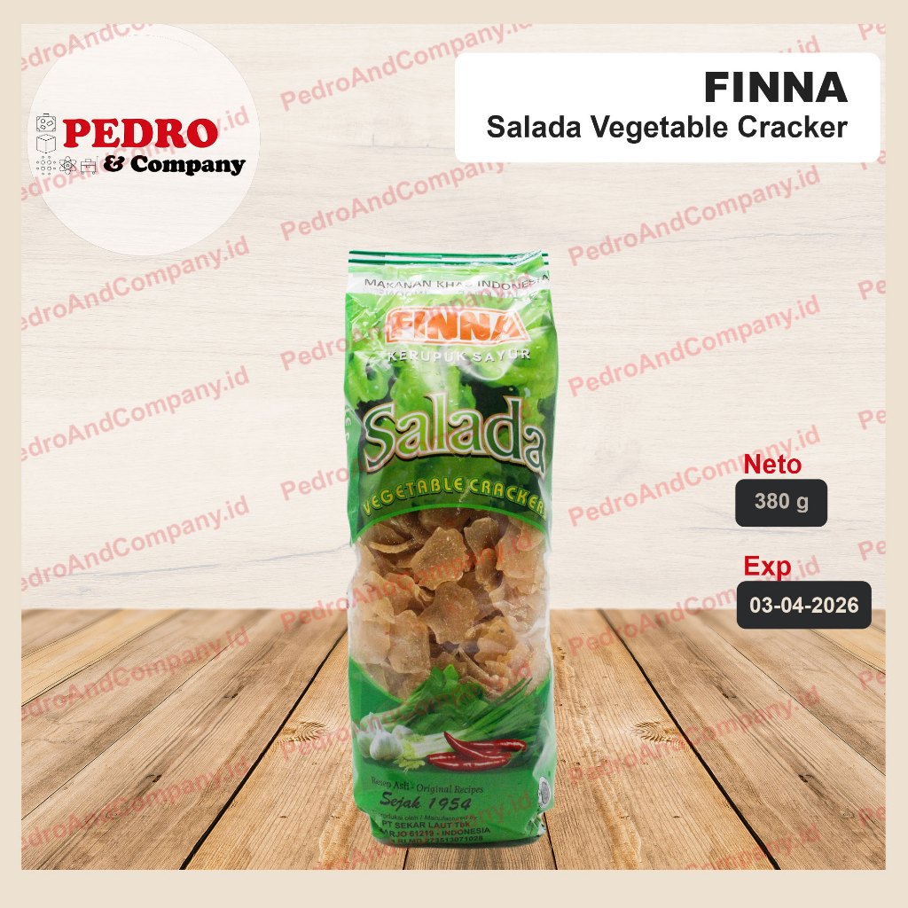 

Finna kerupuk sayur salada 380 gram - vegetarian cracker vege